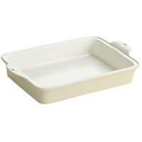 Lodge Stoneware Baking Dish, 9" x 13", Color Oyster White