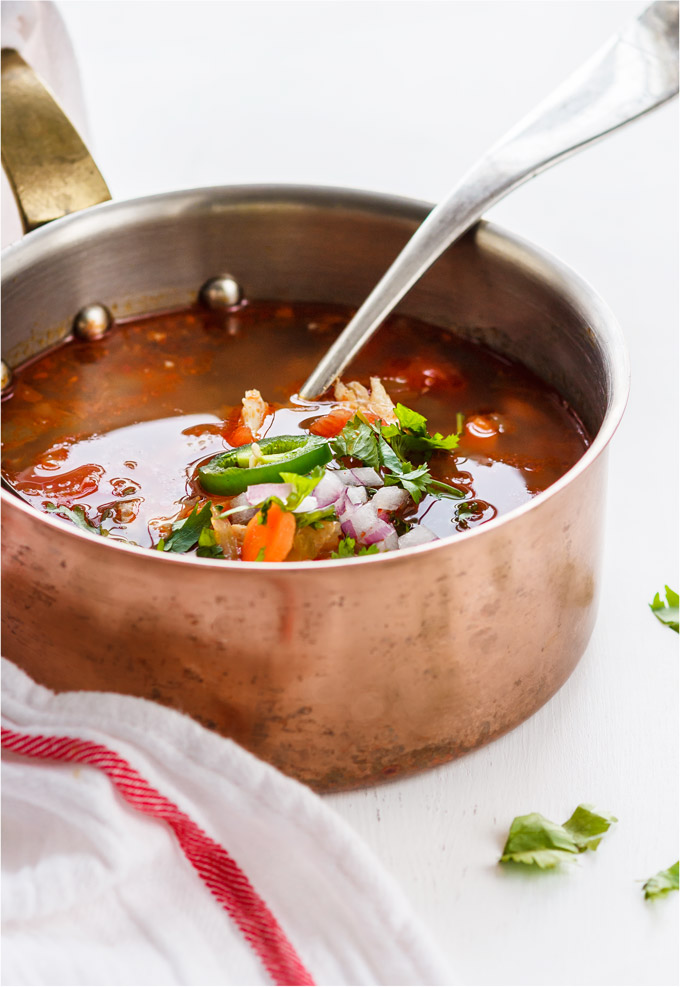 Smoky Rotisserie Chicken Soup with corn & tomatoes (Simple ...