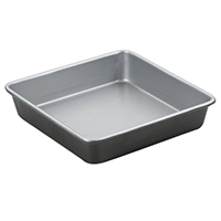 Cuisinart AMB-9SCK 9-Inch Chef's Classic Nonstick Bakeware Square Cake Pan, Silver