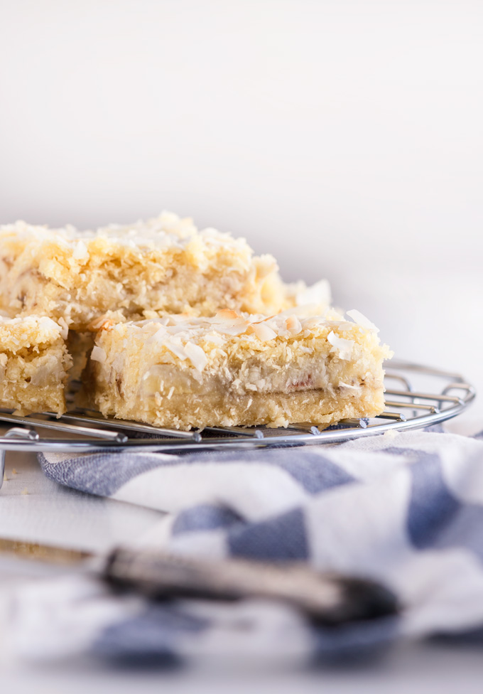 Easy and Elegant Banana Coconut Bars