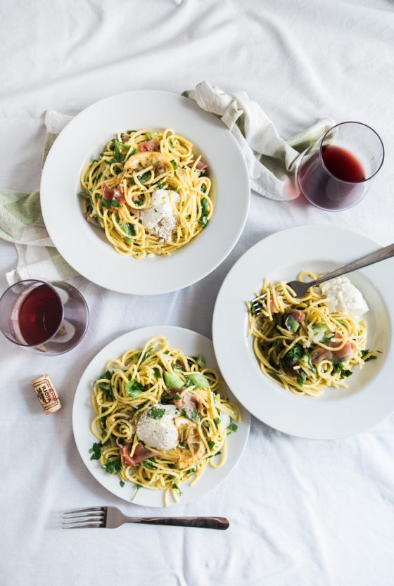 Pasta and wine dinner. This picture is a part of 21 romantic and inspiring things to do in spring. I hope you will find some inspiration in the list to unwind and reenergize after a long winter. The list includes free, fun and inspiring spring things to do. Find some weekend ideas in this post to have the most fantastic time.