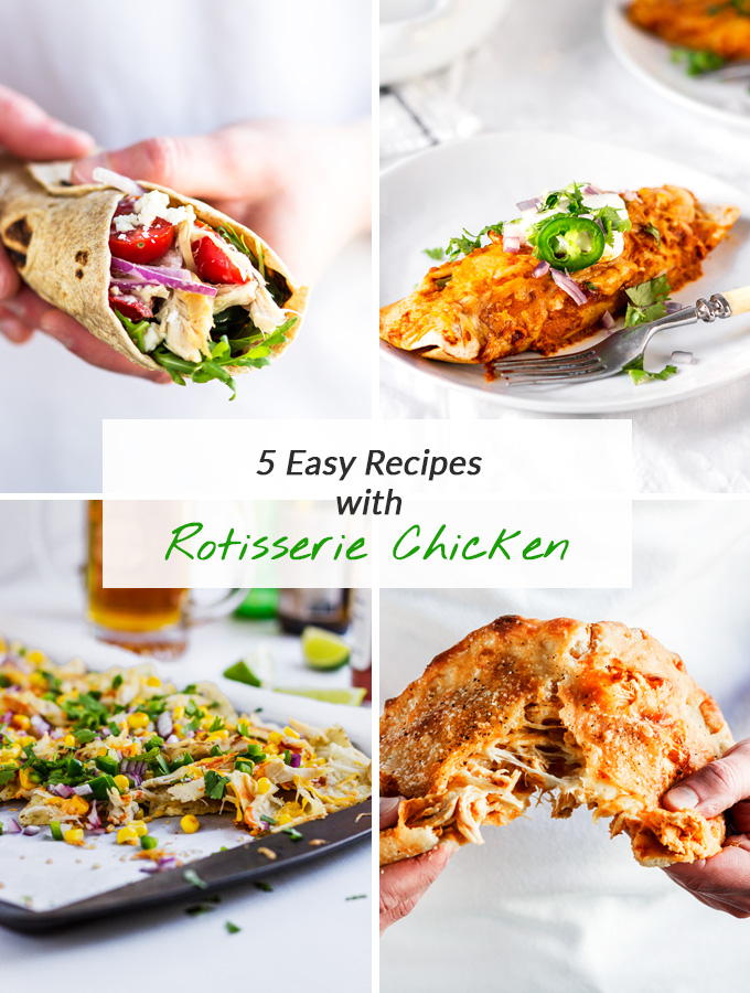 5 Fun and Easy Leftover Rotisserie Chicken Recipes
