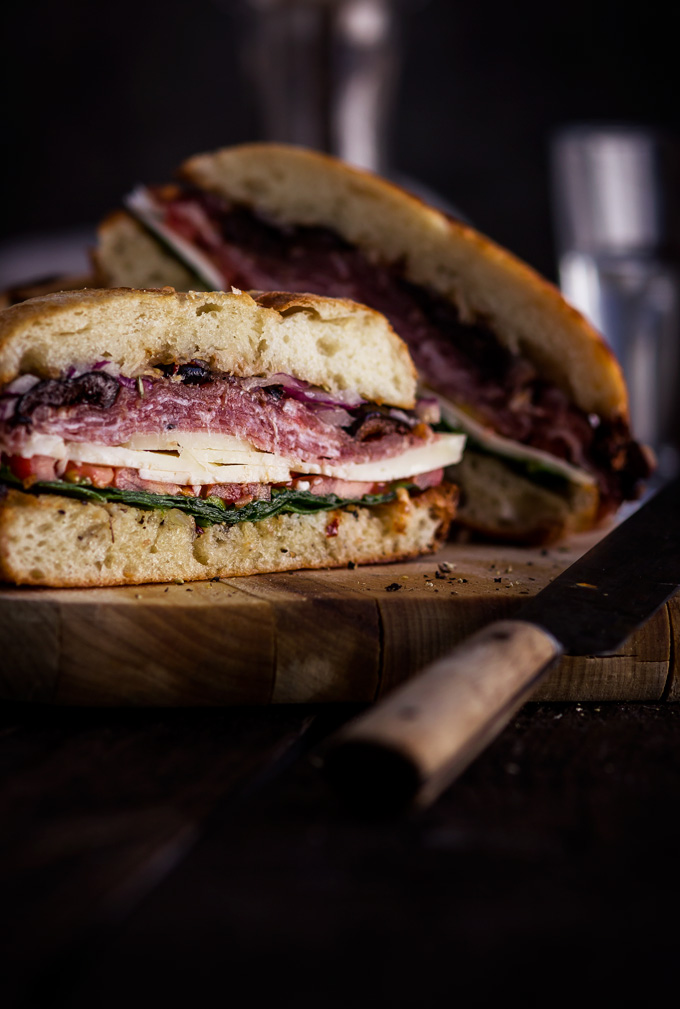 Famous New Orleans Easy Muffuletta Sandwich Recipe | The Pure Taste