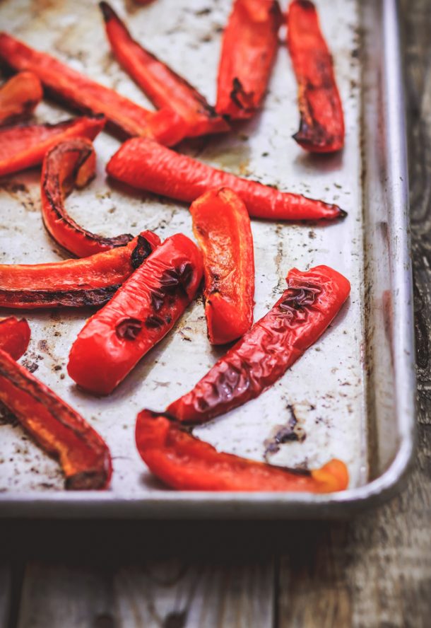 How To Make Oven Roasted Peppers and Marinate Them The Pure Taste