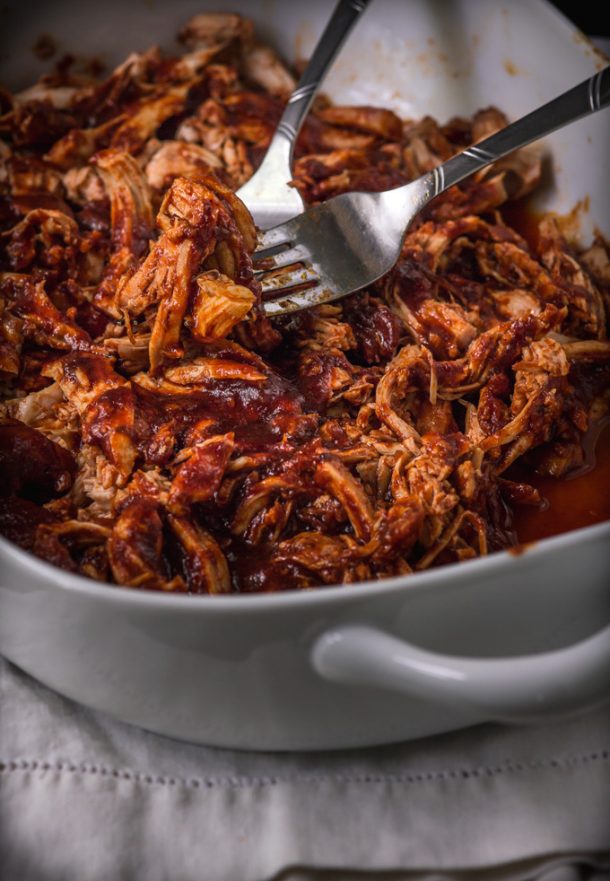 Pulled BBQ Chicken 2 Ways Instant Pot and Stovetop The Pure Taste