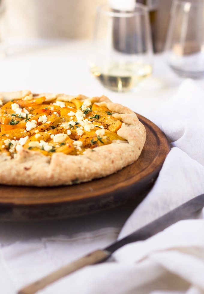 Savory Pumpkin Galette With Flaky Parmesan Crust